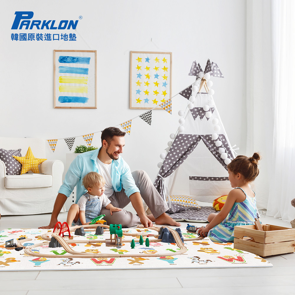 【PARKLON】韓國帕龍無毒地墊 - 單面切邊【ABC好朋友】(KJ-606)