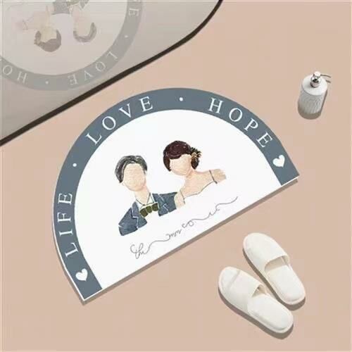 《4408》韓式新婚防滑地墊((硅藻泥))