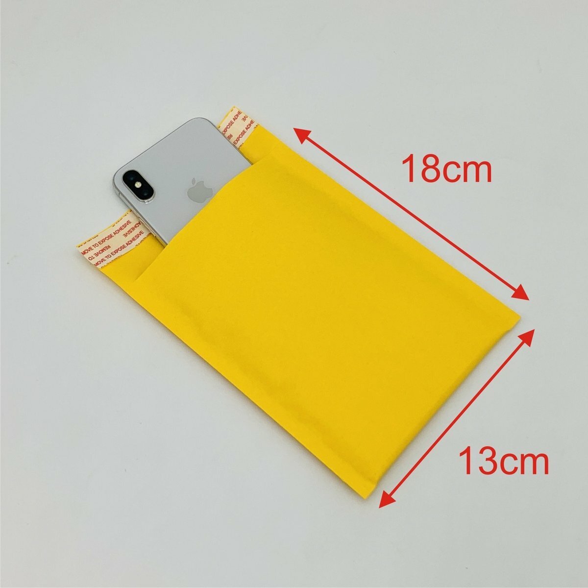 13x18cm 防潮防震保密氣泡公文袋, 10個【實惠裝】黃色