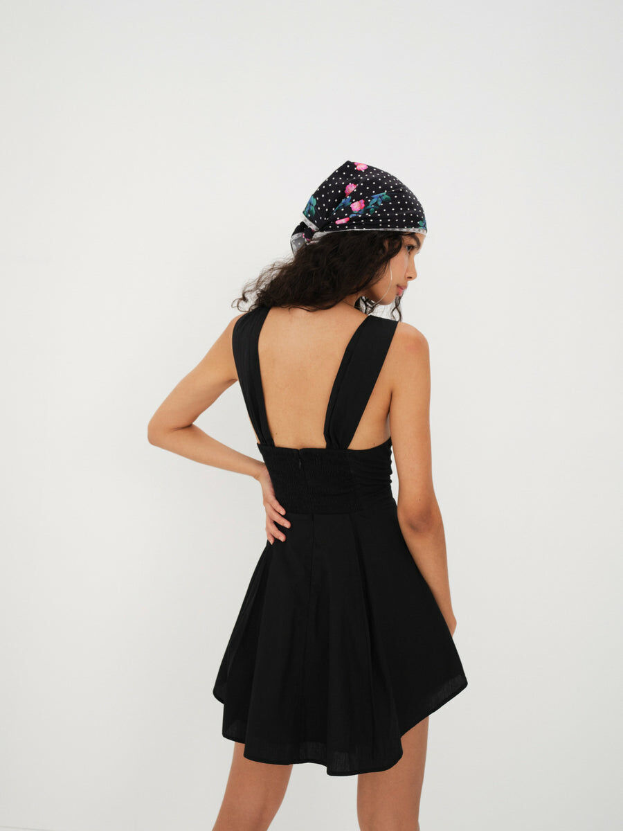 Lottie Mini Dress 棉質鏤空小洋裝