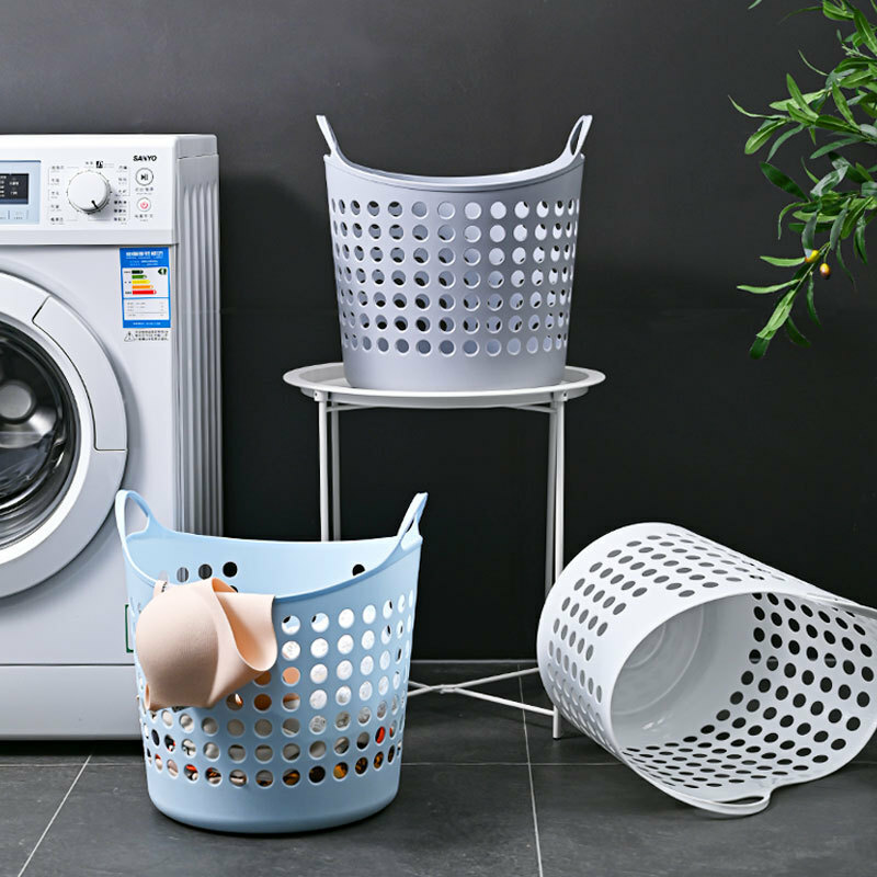 《4410》INS風簍空收納洗衣籃