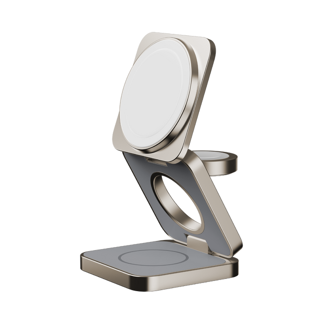 Momax Q2.Mag Go 25W Qi2 三合一磁吸無線充電支架 UD31L