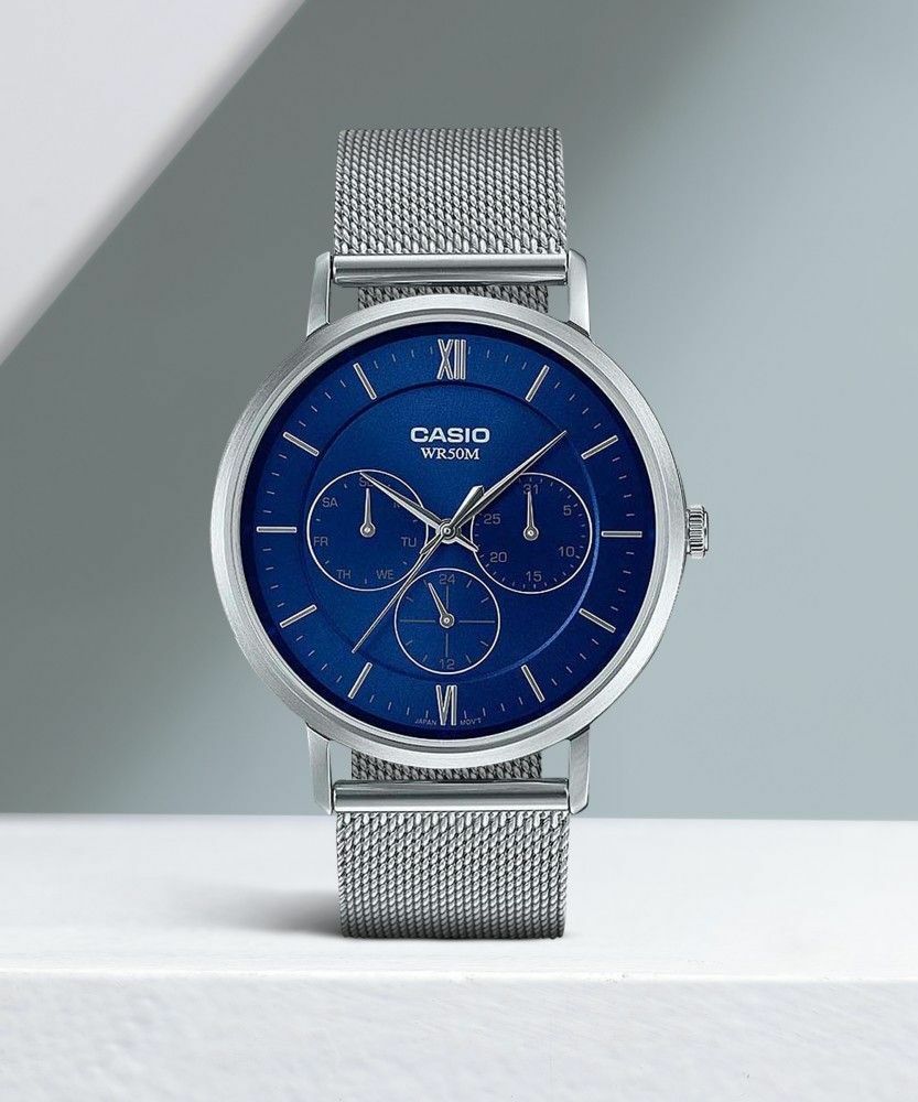 Casio 卡西歐 MTP-E300M-2A 經典 纖薄 不鏽鋼 米蘭錶帶 手錶 (香港行貨)