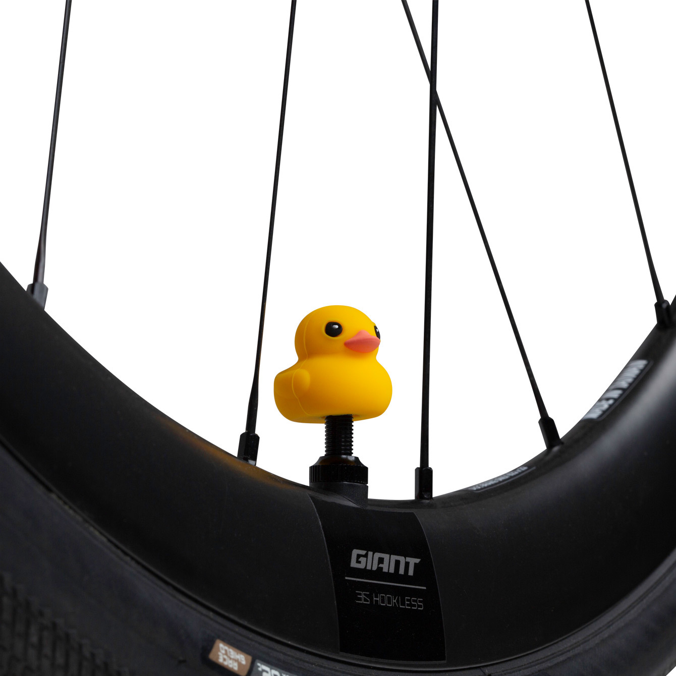 【Bone】超可愛動物矽膠氣嘴塞 - 派提鴨 Patti Duck / 2入一對