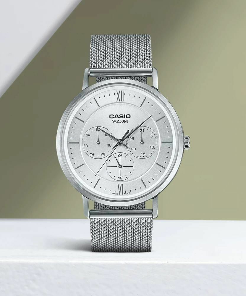 Casio 卡西歐 MTP-E300M-7A 經典 纖薄 不鏽鋼 米蘭錶帶 手錶 (香港行貨)