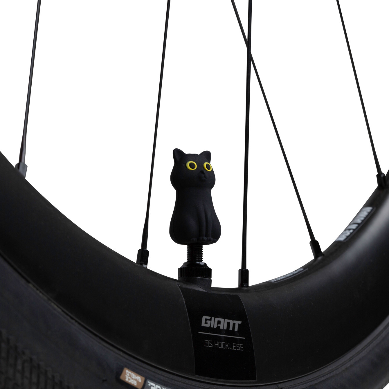 【Bone】超可愛動物矽膠氣嘴塞 - 喵喵貓 Miao Cat / 2入一對