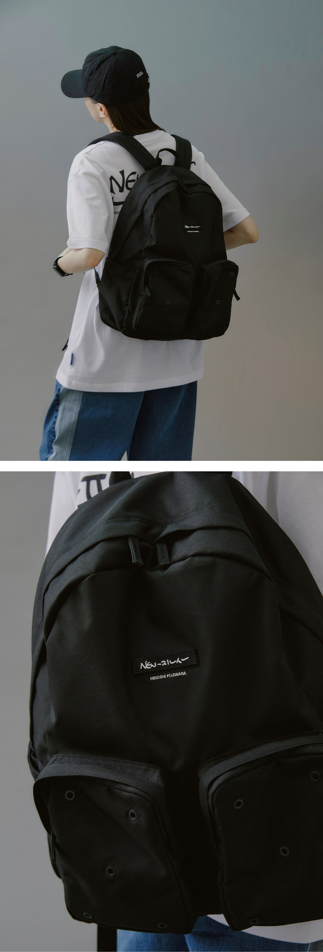 ☆人気【NewJeans x Hiroshi Fujiwar】☆Coller Backpack Blac.k NewJeans x Hiroshi Fujiwara 꼴레 백팩 – LINE FRIENDS SQUARE