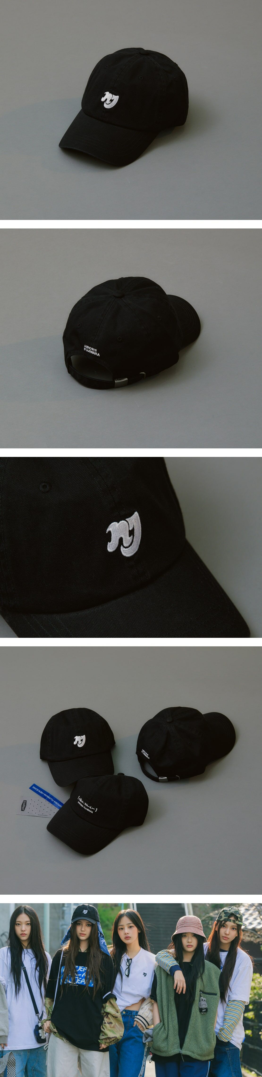 NewJeans x Hiroshi Fujiwara キャップ【新品・未開封】 NewJeans x Hiroshi Fujiwara 野球帽VER.2 藤原浩FRAGMENT 聯名K