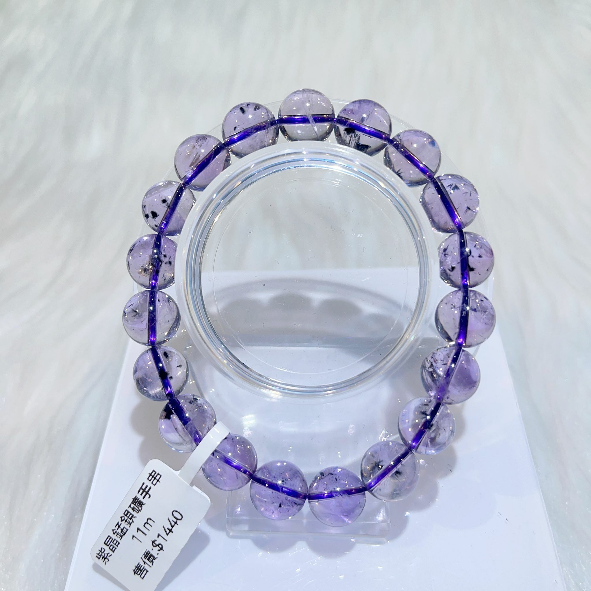 紫晶錳鋇礦手串11m CH1489