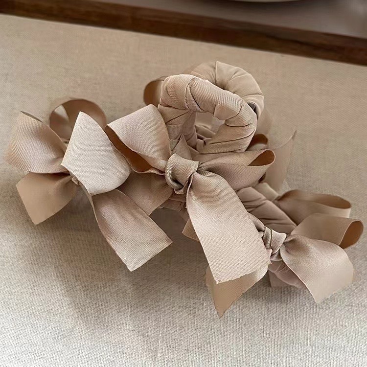 C11緞帶蝴蝶結鯊魚夾