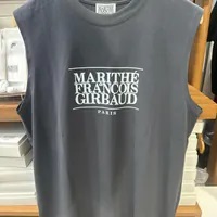 [S] MARITHE CLASSIC LOGO SLEEVELESS,CHARCOAL, 1MG24SSV101-CRC (SMR89)