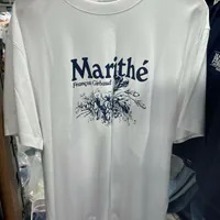 [S] MARITHE FLOWER TEE,WHITE, 1MG24STS142-WHT (SMR91)