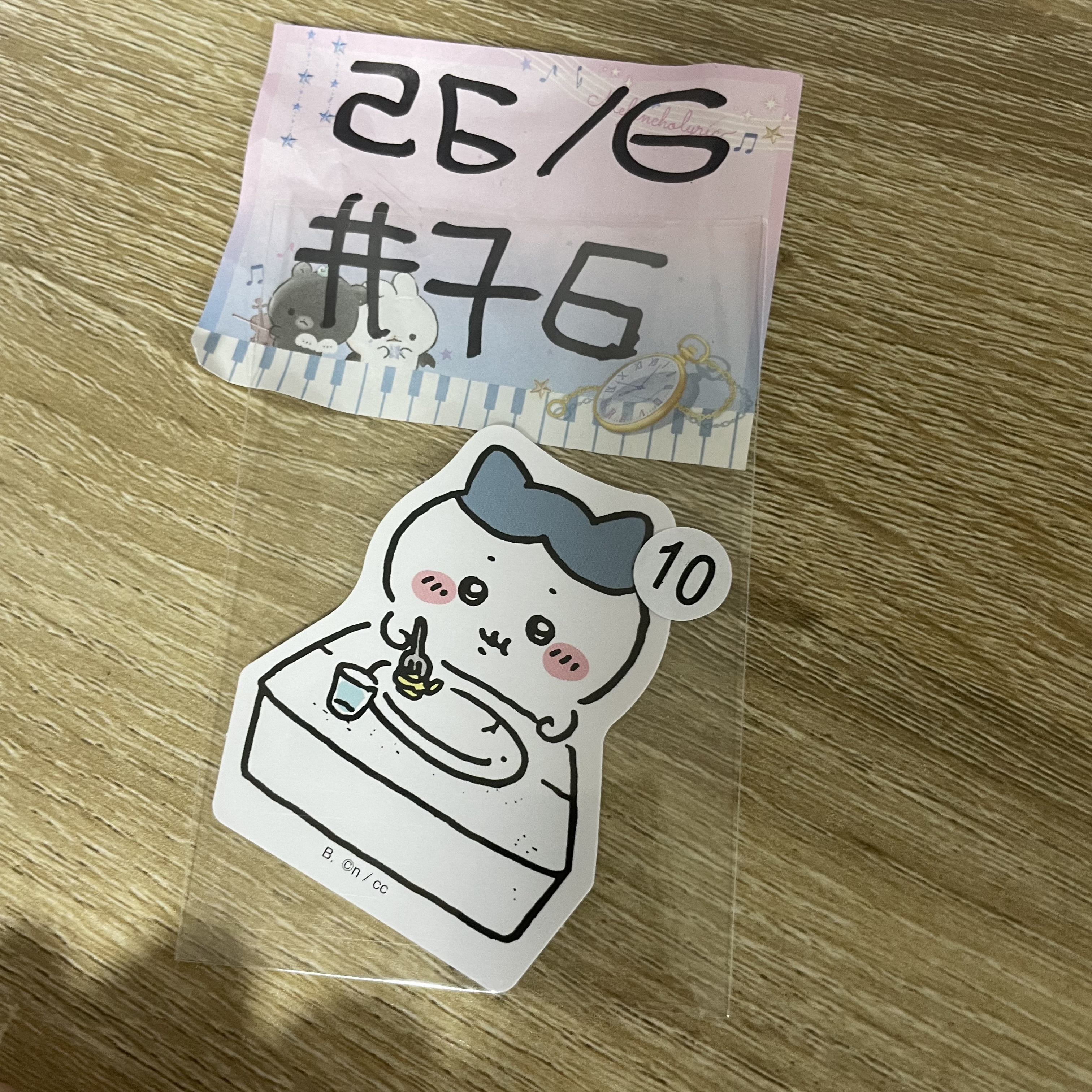 CHIIKAWA 八字貓 貼紙#76