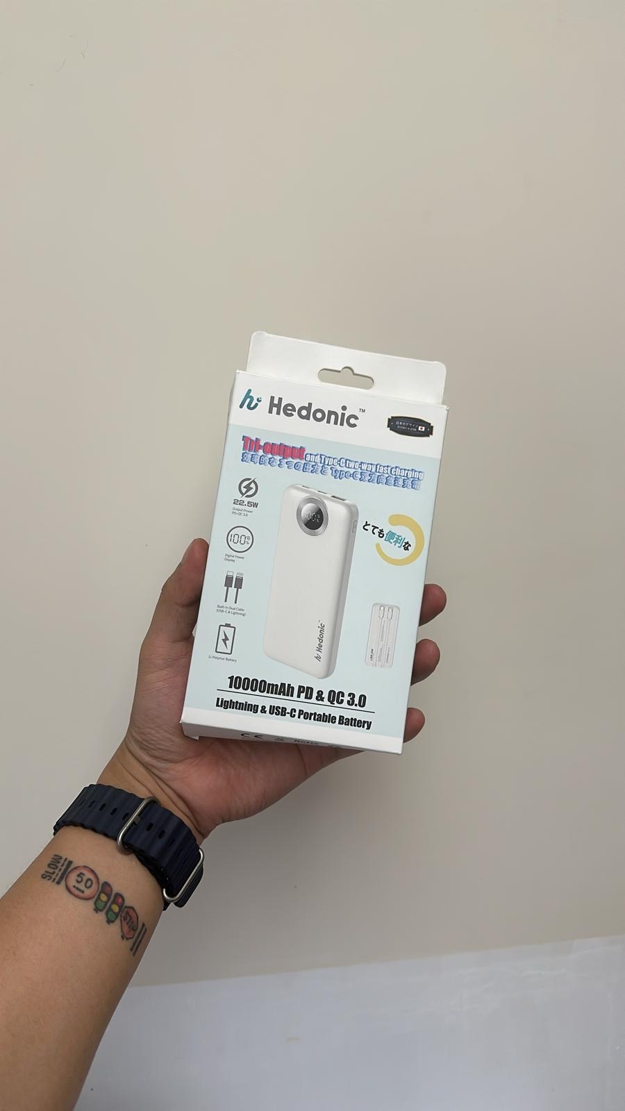 Hedonic 10000mAh powerbank