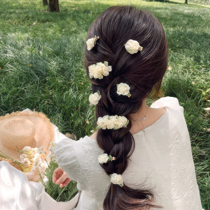 [4 FOR RM10] Fairy-Like Mori Girl Jasmine Flower Hair Clip