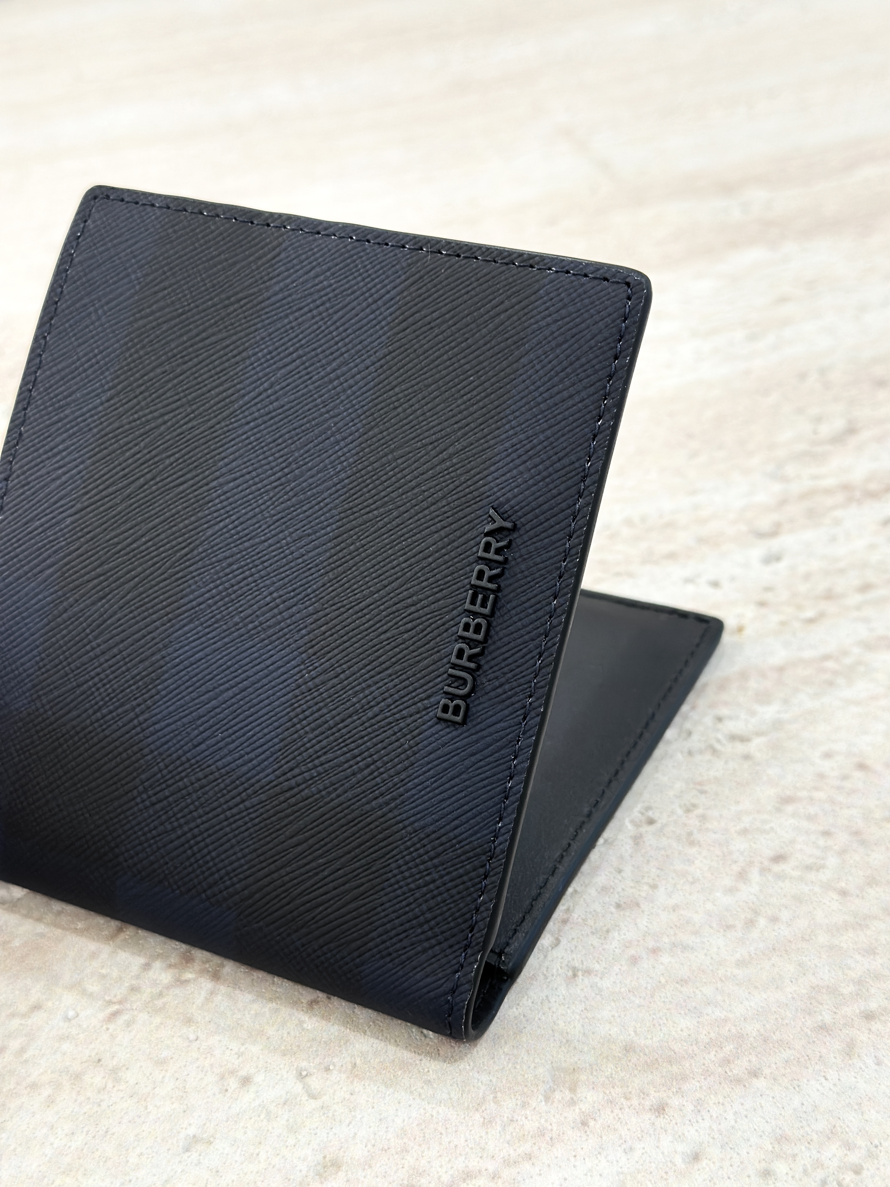 BURBERRY Check Bifold Wallet