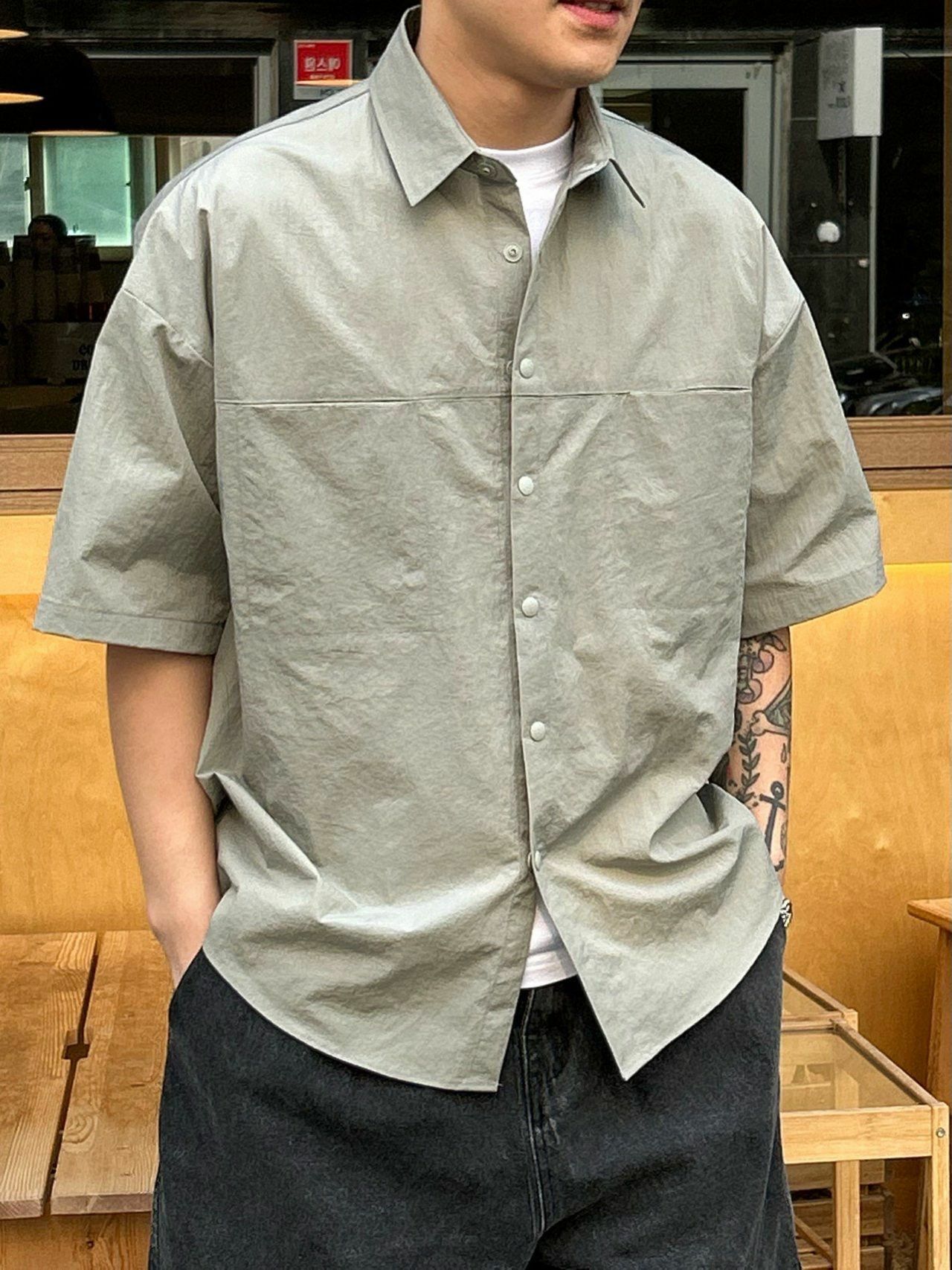 淨色短袖恤衫 S2244