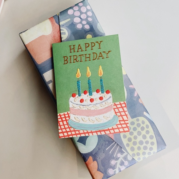 袖山嘉穗子 生日蛋糕 生日卡片｜日本Greeting Life