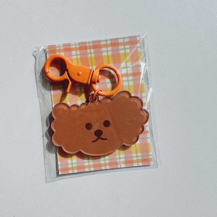 紅貴賓 壓克力吊飾 造型鑰匙圈｜ 微醺斑比