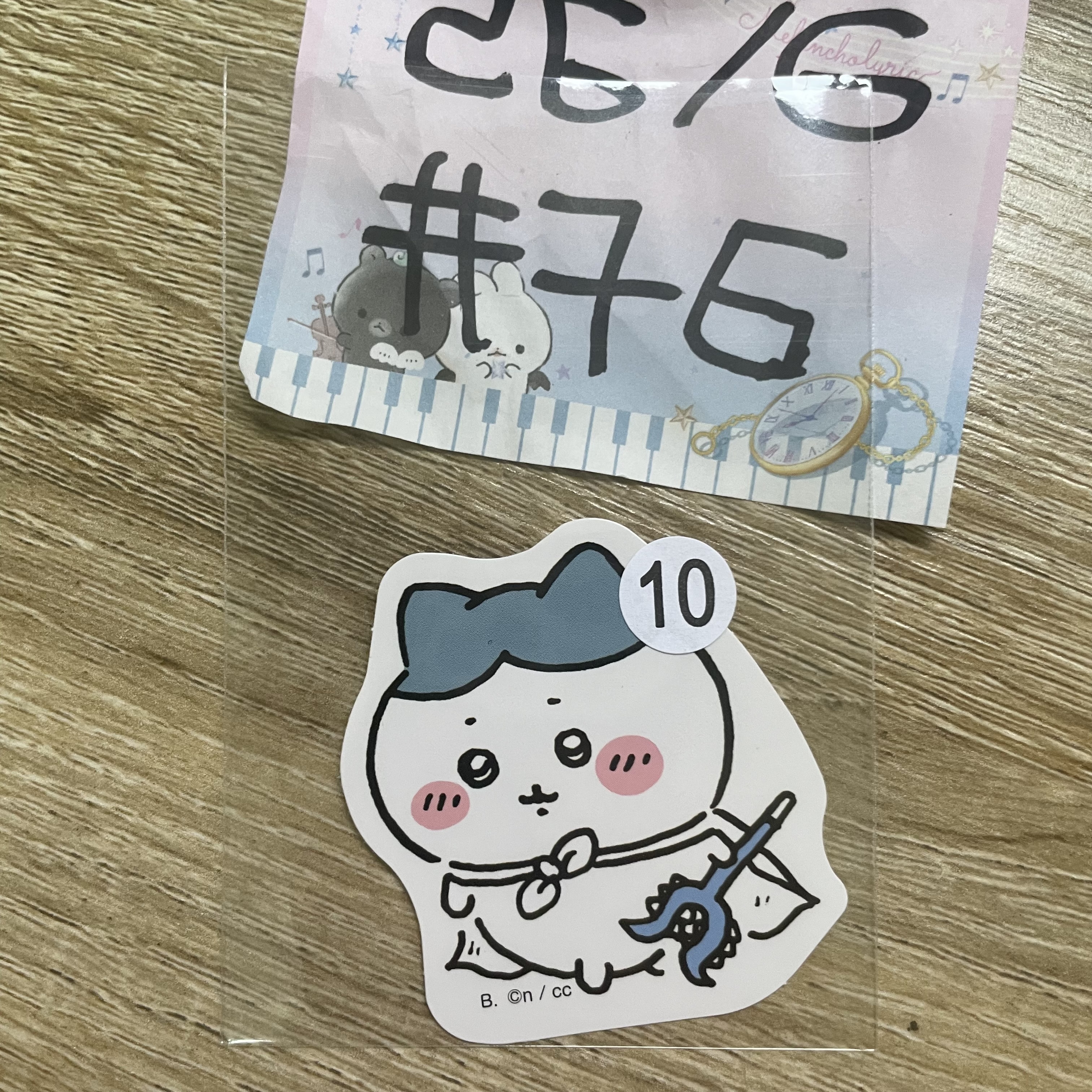 CHIIKAWA  八字貓  貼紙#76