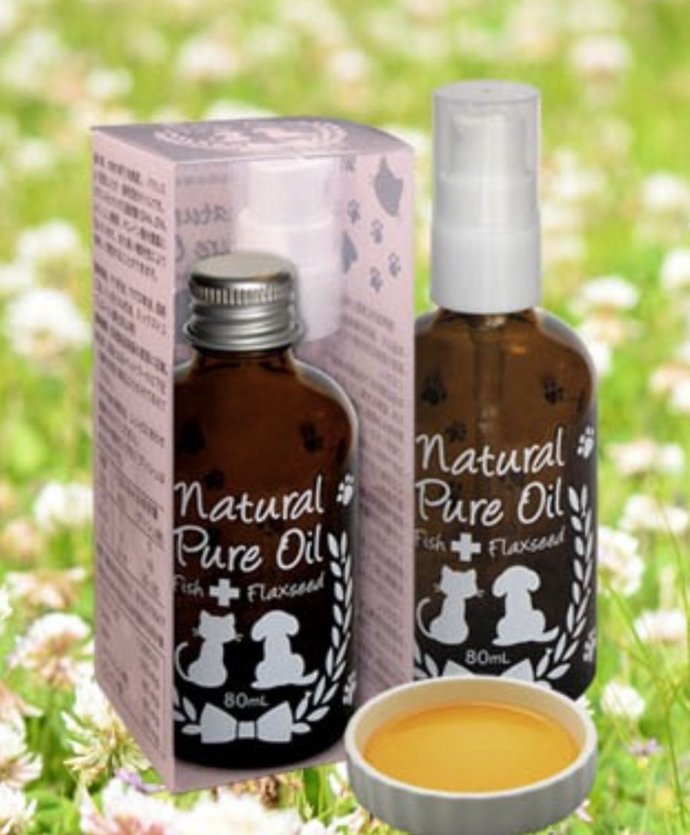 日本魚及亞麻籽 100%天然純油（貓狗適用）