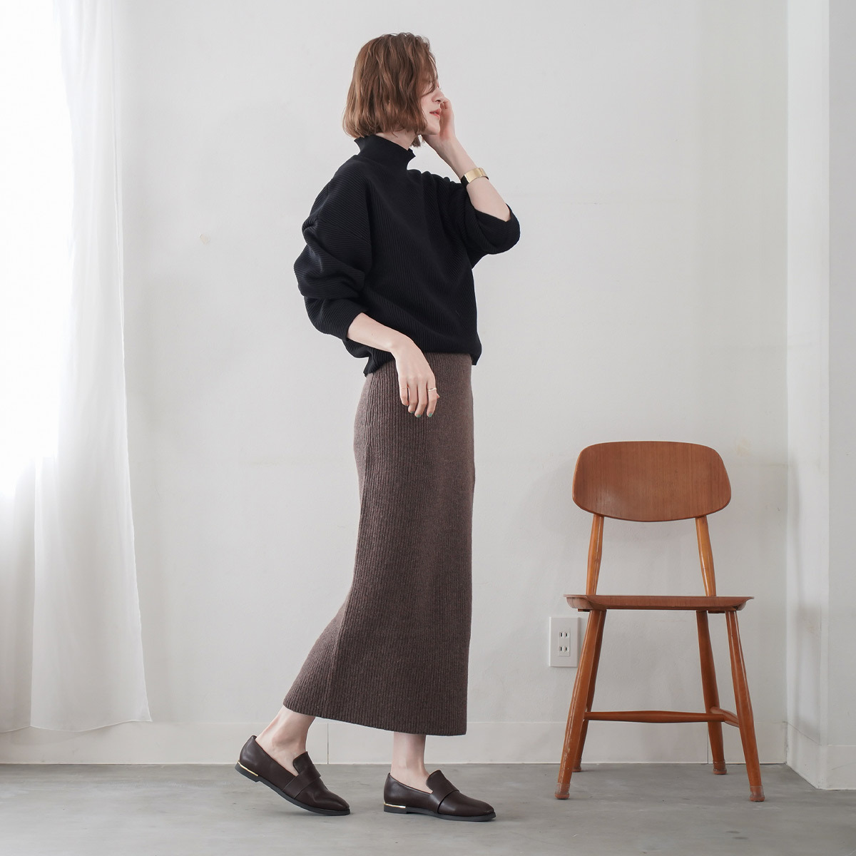 方頭金屬飾邊樂福鞋 超好走女鞋