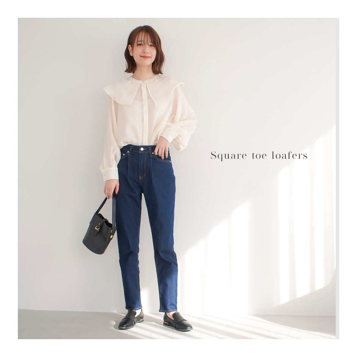 方頭金屬飾邊樂福鞋 超好走女鞋