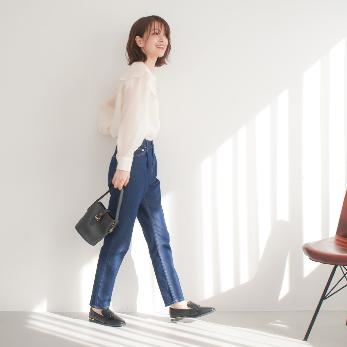 方頭金屬飾邊樂福鞋 超好走女鞋