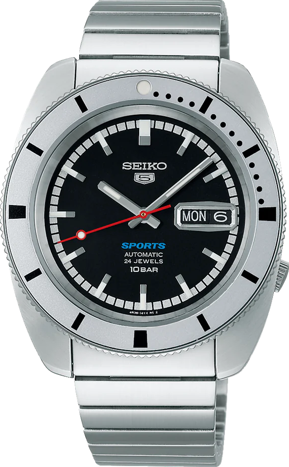 萬年鐘錶 - SEIKO  5 Sports   復刻SKX系列  限量款機械男錶  SRPL05K1 / 4R36-16L0D  錶徑38.5MM