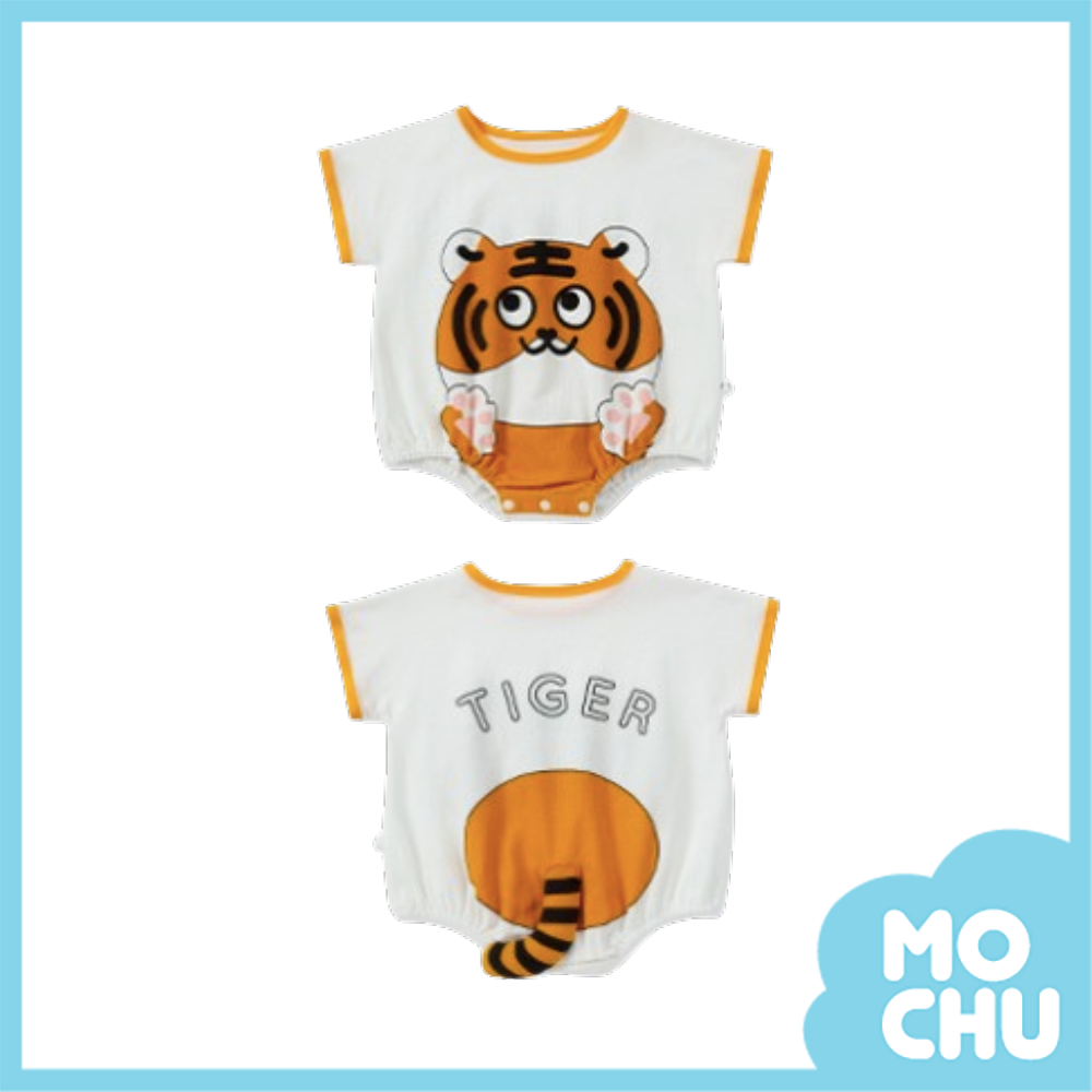 笑哈哈小老虎寬版包屁衣