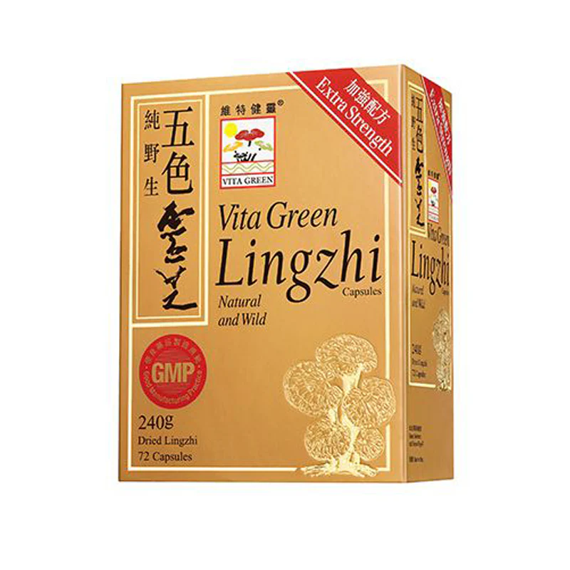 維特健靈 - 純野生五色靈芝 72粒
