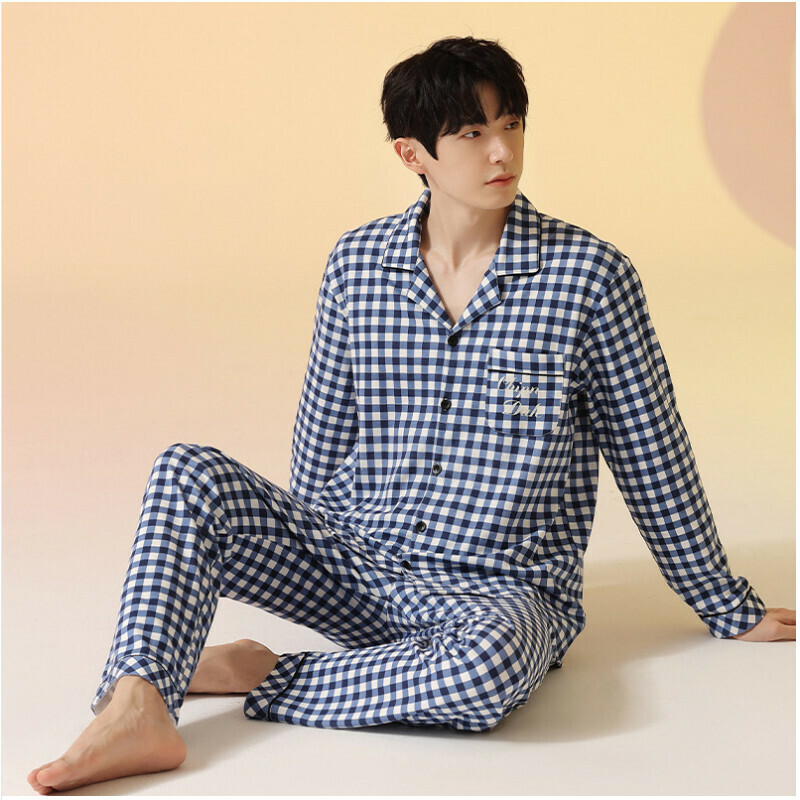 激抵長袖睡衣套裝【L-XXXL碼 RS-23523】【下單后聯絡客服確認發貨尺碼 】