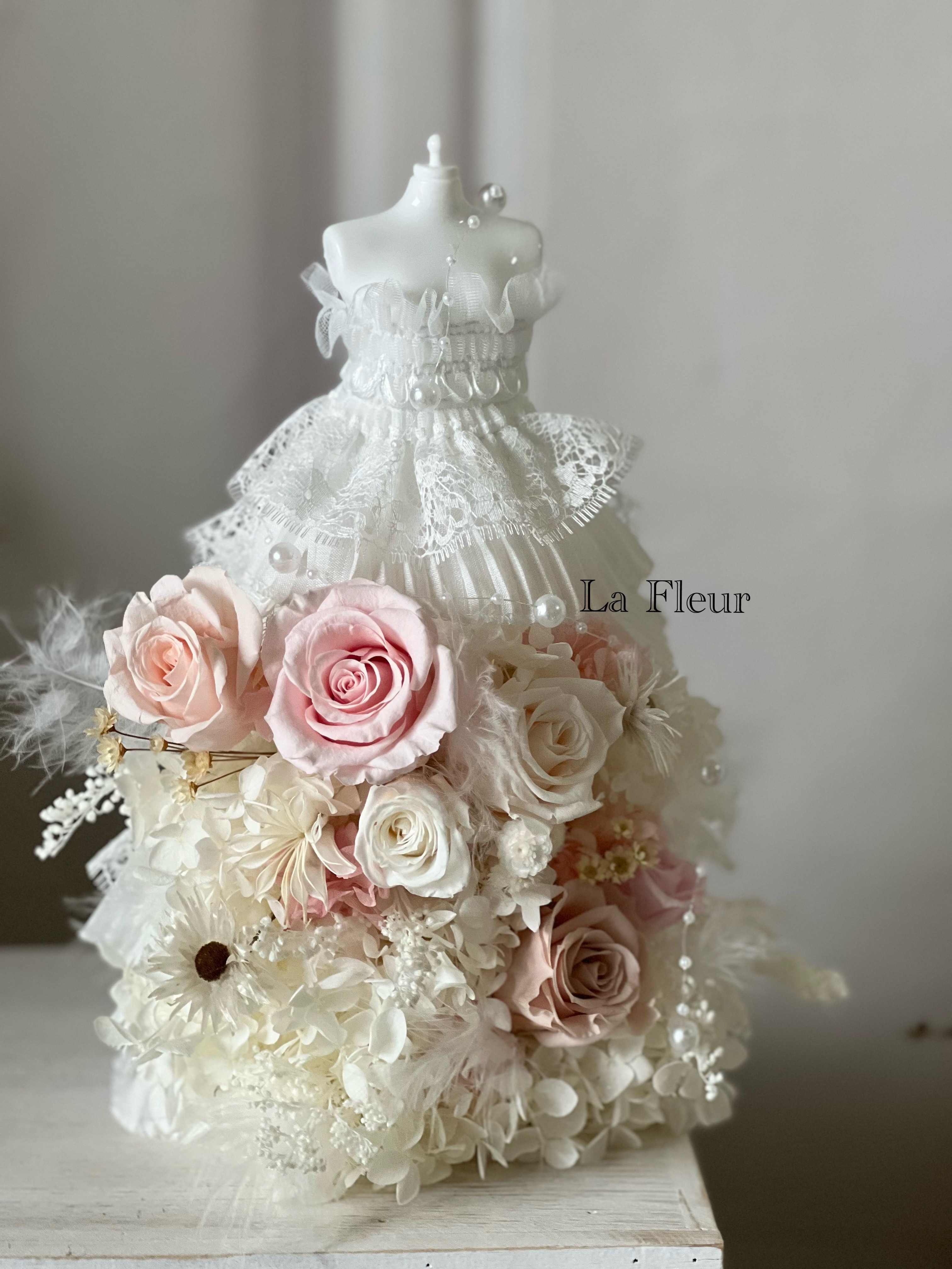 ♨️限時優惠 - 保鮮花 花裙子設計(新娘/閨蜜/禮物) - 體驗課程 - 可銜接證書課程