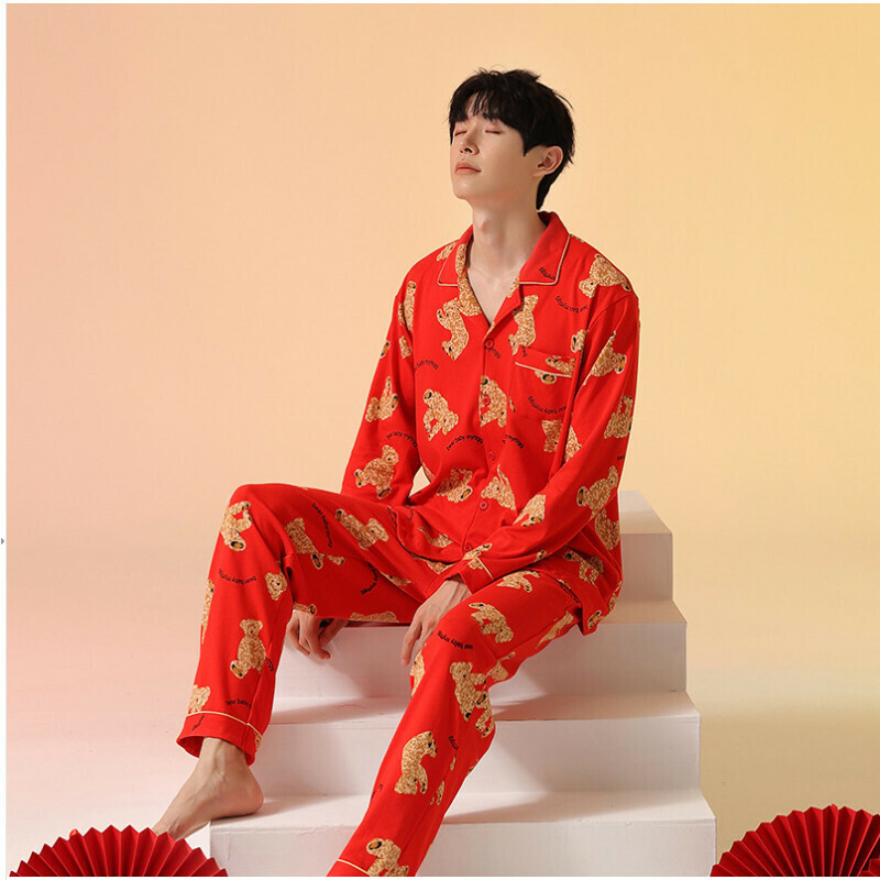 熱賣長袖睡衣套裝【L-XXXL碼 RS-23535】【下單后聯絡客服確認發貨尺碼 】