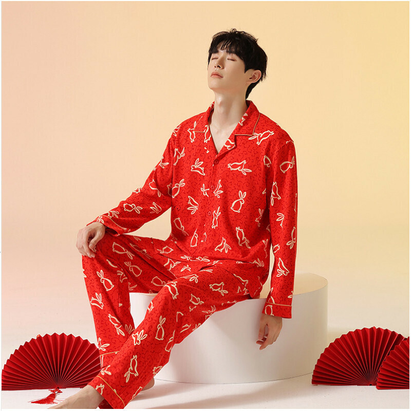 熱賣長袖睡衣套裝【L-XXXL碼 RS-23537】【下單后聯絡客服確認發貨尺碼 】