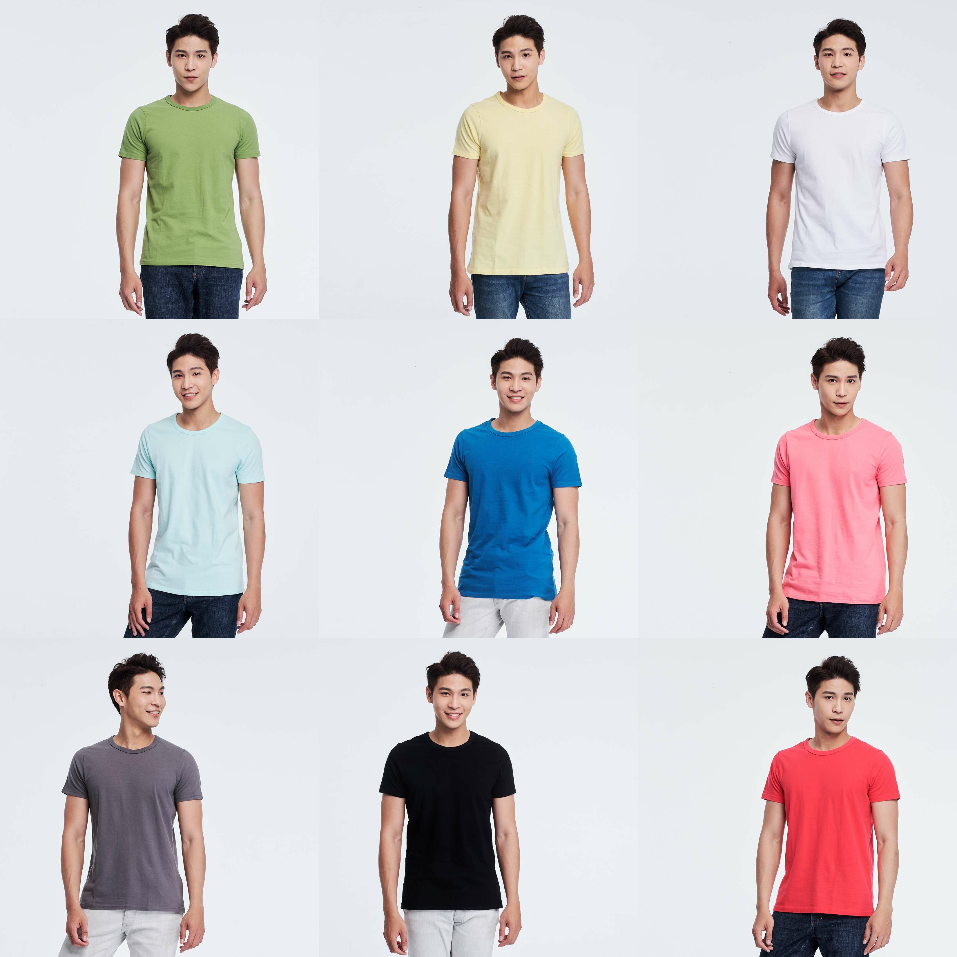 簡約素面蜜桃棉男T/女T 短袖【不完美小NG特賣】