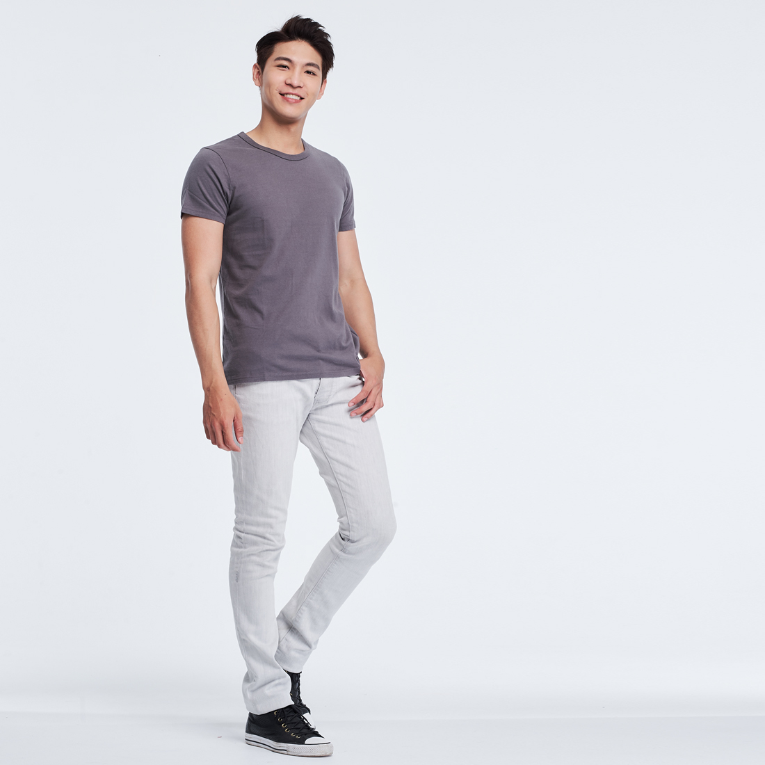 簡約素面蜜桃棉男T/女T 短袖【不完美小NG特賣】