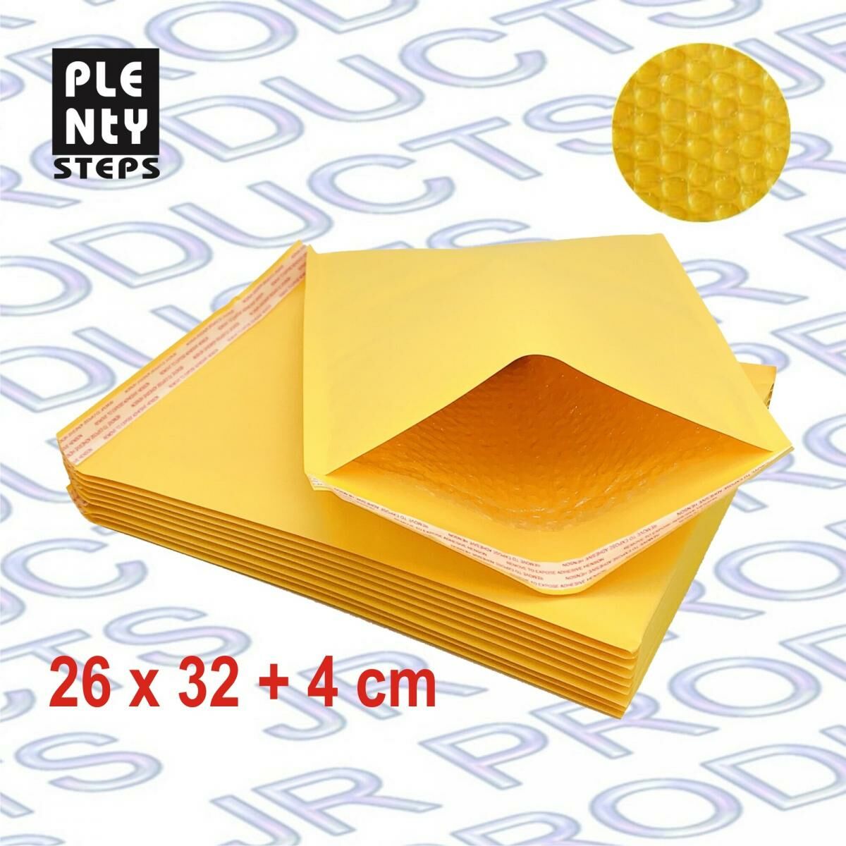 26 x 32 cm 自動貼保密氣珠公文袋（1個）獨立透明袋包裝