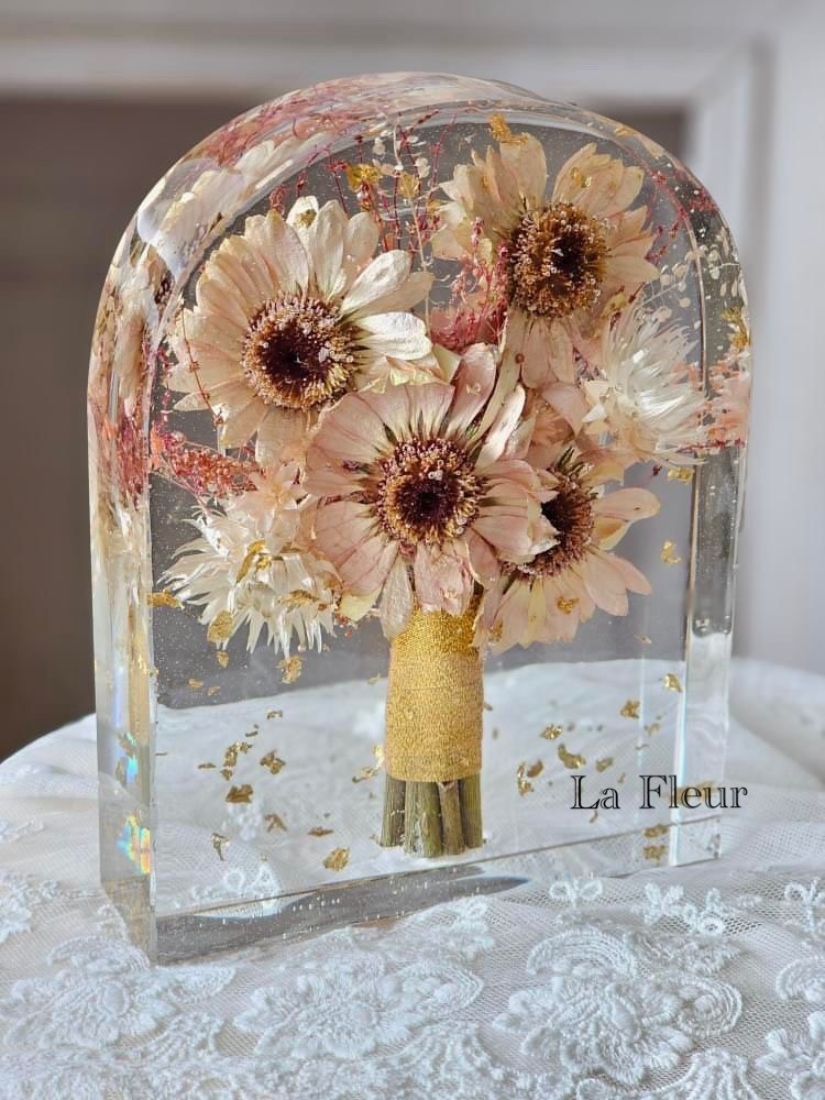 ♨️限時優惠 - 加厚版浪漫放光水晶花卉鏡子LED燈  (韓國模具製作)  - 體驗課程 - 可銜接韓國證書課程