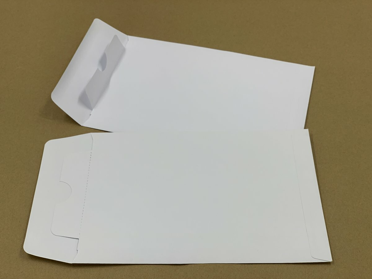 6"X 9"  純白紙封公文袋 ( 5個）