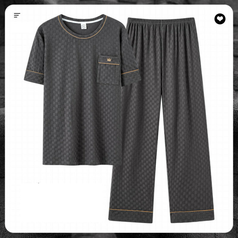 爆款短袖睡衣套裝【L-XXXL碼 AM-2604】【下單后聯絡客服確認發貨尺碼 】