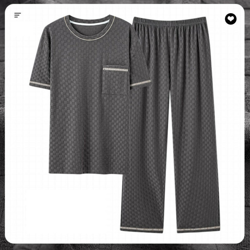 爆款短袖睡衣套裝【L-XXXL碼 AM-2612】【下單后聯絡客服確認發貨尺碼 】
