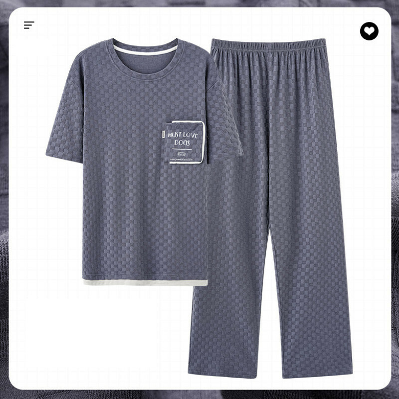 爆款短袖睡衣套裝【L-XXXL碼 AM-2615】【下單后聯絡客服確認發貨尺碼 】