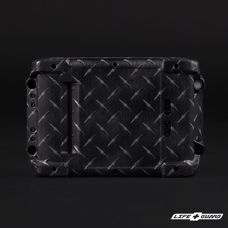 LIFE+GUARD 鏡頭貼膜安裝示意，適用 Makita BL4025 40V