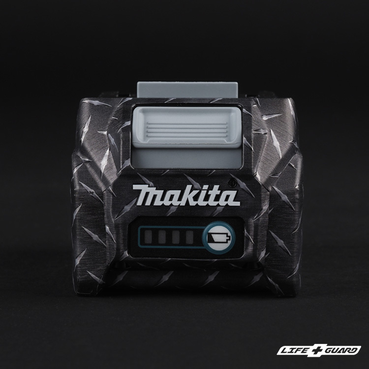 LIFE+GUARD Makita BL4025 40V 專用貼膜｜鋼板質感設計