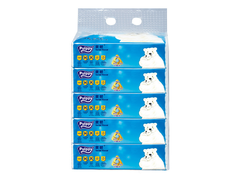 寶碧｜三層高級軟抽面紙（5包）