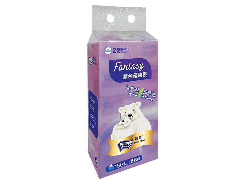 寶碧｜兩層優惠裝軟抽面紙（5包）
