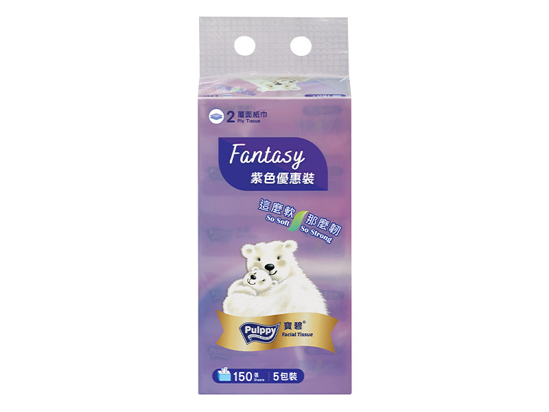 寶碧｜兩層優惠裝軟抽面紙（5包）