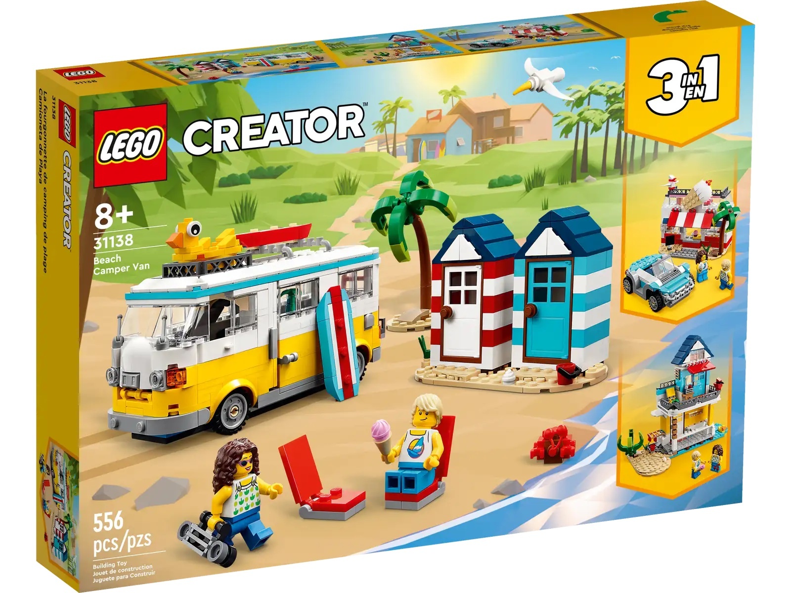 [飛米樂高積木專賣店] LEGO 31138 Creator 3in 1-海灘露營車