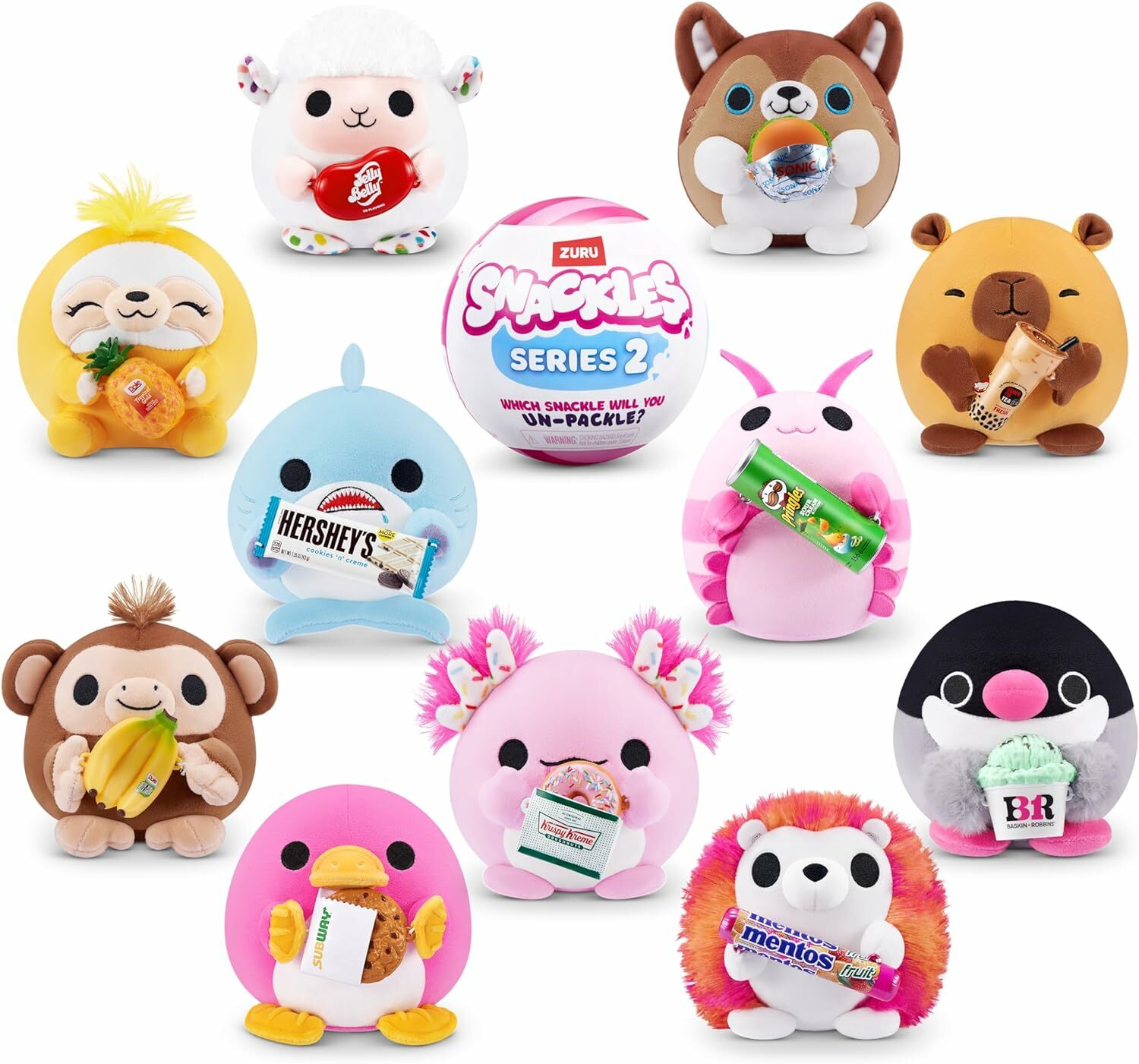 《 ZURU 》 5 Surprise Snackles-毛球小吃貨S號S2(隨機出貨)